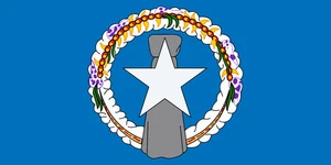 Northern Mariana Islands Flag Self Adhesive Vinyl Sticker