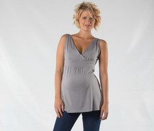 Umstandstop Stilltop  grau  36 38 40 42 44     NEU