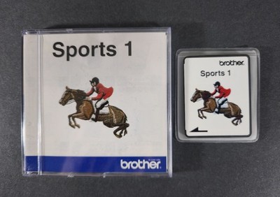 Brother Sports 1 Machine Embroidery Design Boutique Memory Card