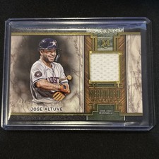 🔥Jose Altuve 2025 Topps Museum Collection #MRR-JA Meaningful Materials 14/49
