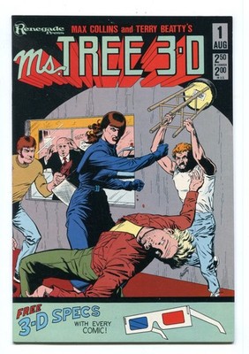 MS. TREE 3-D #1 - ALL NEW - MAX COLLINS / TERRY BEATTY - UNREAD NM+ - 1985