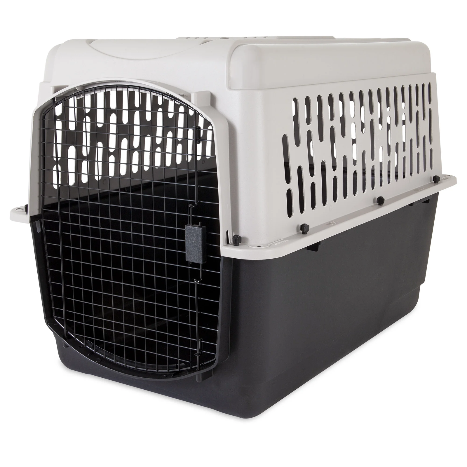 40-Inch Large Pet Kennel for Dogs 70-90 lbs - Durable Plastic Travel Crate Carrier