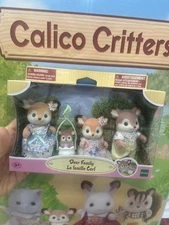 NEW In Box Calico Critters Willow Deer Family Baby Epoch Sylvanian Set -last one