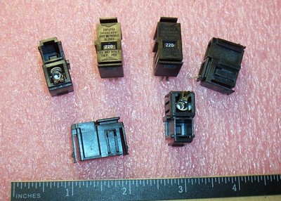 QTY (50) SA4M R1007A CORCOM DRAWER FUSE HOLDERS FOR 250V 5x20mm FUSES