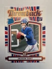 2025 Panini Donruss Jaxson Dart Rated Rookie Throwback #41
