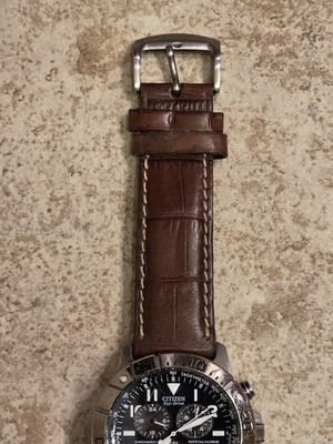 Citizen Eco Drive Watch E820-s061636 | Titanium Chronograph Alarm