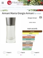 Giorgio Armani Mania For Men 50ml VINTAGE