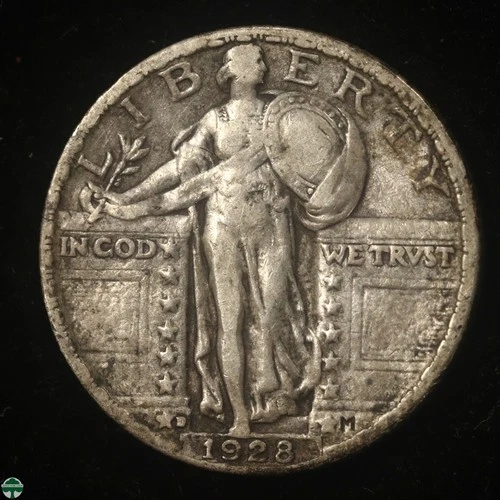 1928-D Standing Liberty Quarter - Fine Details