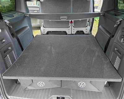 Kofferraummatte Velour passend für VW ID Buzz 7-Sitzer LWB langer Radstand GTX