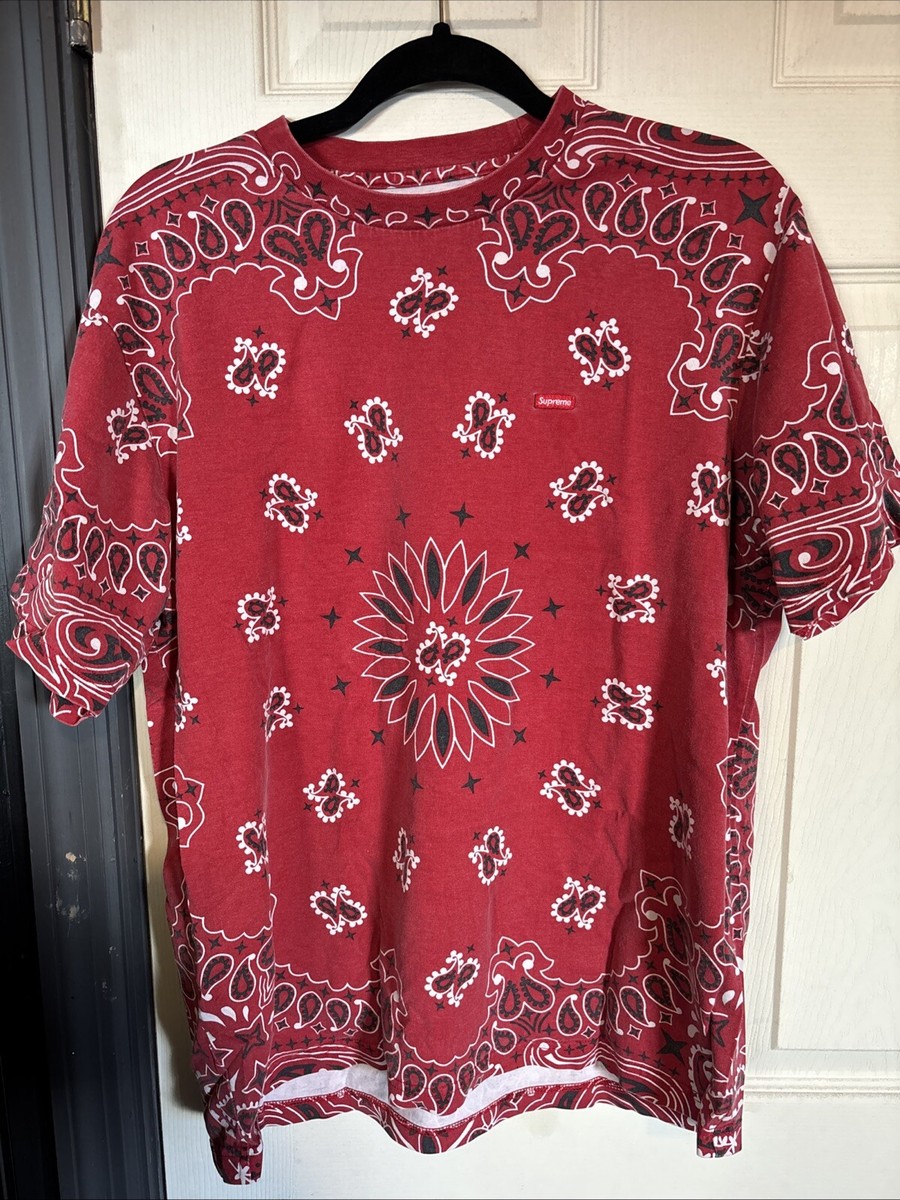supreme bandana small box logo tee キムタク着 Buy Supreme Bandana