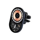 15W Transparent Wireless Car Charger Car Bracket Charging for Phone13/12 Pro Max