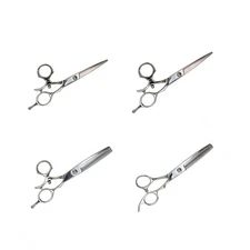 Japanese Stainless Steel Barber Hair Cutting Scissors Thinning and Razor Shears