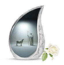 Shepherd Urn - Tear Drop Urns For Ashes - Cremation Urn Human Ashes