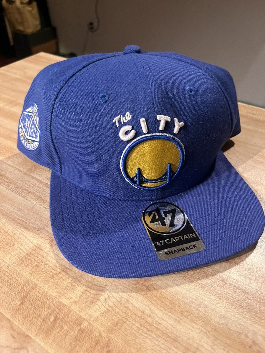 '47 Brand Hardwood Classics NBA Western Conference The City Hat Blue Strap  Back