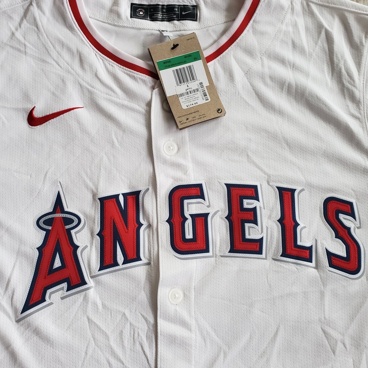 Los Angeles Angels Nike Engineered Home Jersey Men's Size XL