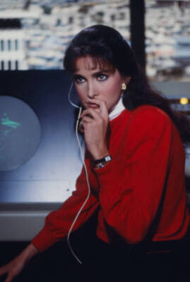 Connie Sellecca in the tv movie 'Internal Airport' aka 'Airpor- 1985 Old Photo 2