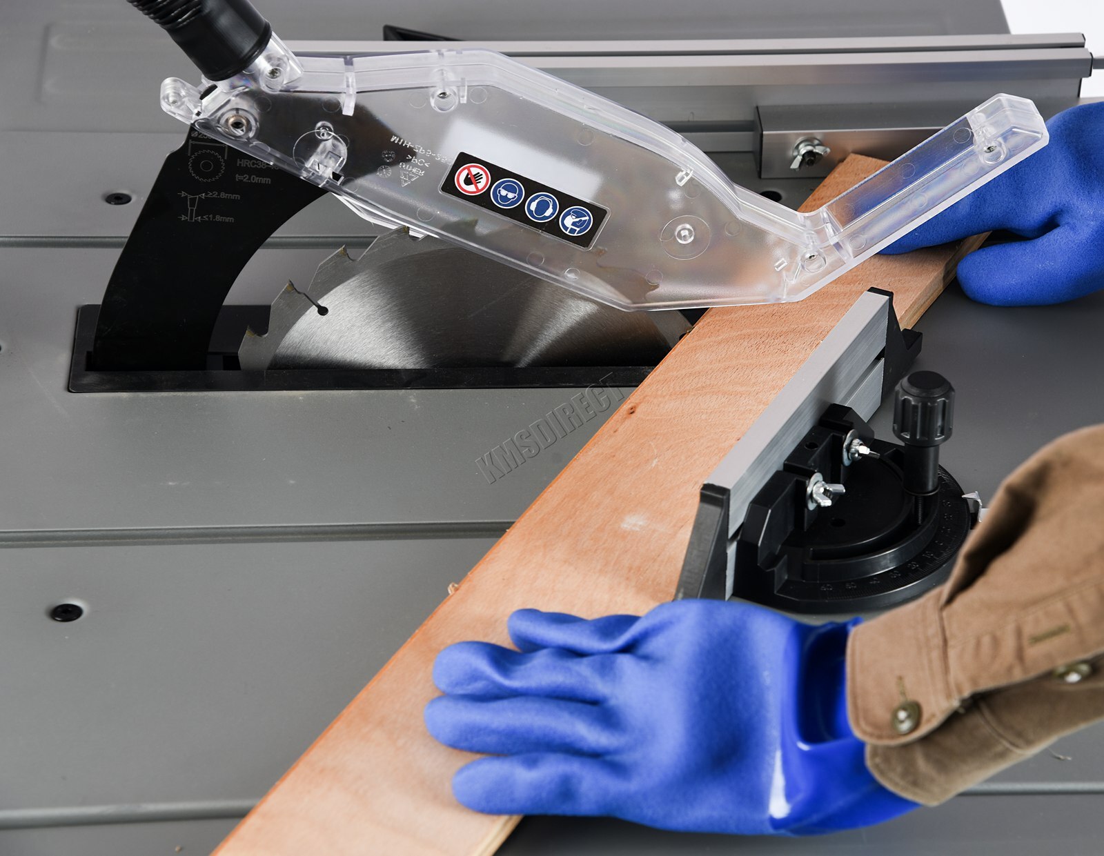 SwitZer Table Saw 10" Inch Bench Table 165mm side extensions 1800W TS01 Grey eBay