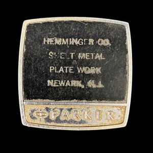 Vintage PARKER Measure Tape 2m Hemminger & Newark NJ Advertising