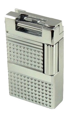 Feurezeug Win Jet Arbon Reibradzündung Chrom Struktur Geschenketui NEU!