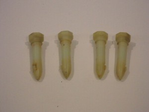 4x Klemme für Stoßdämpfer Waschmaschine AEG Championsline L 91400223601