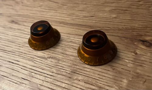 Gibson Vintage 1958-60 Gold Bonnet Knobs (one Les Paul Junior from 1959)