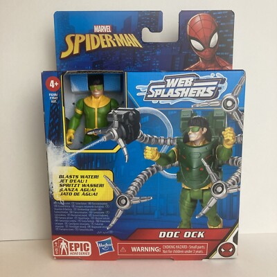 Marvel Doc Ock Spider-Man Epic Hero Series Web Splashers 4 Inch Figure Hasbro