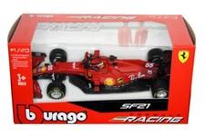 Burago F1 1/43 Scuderia Ferrari F1 Team SF21 Carlos Sainz 55 Formula Racing