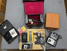 HUGE LOT Vintage Cameras and Video Cameras, Polaroid, Kodak, Yashica, 3 Cases