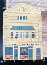 The Cats Meow Series XI Pet Shop Our New England Village Wooden Collectible Buil