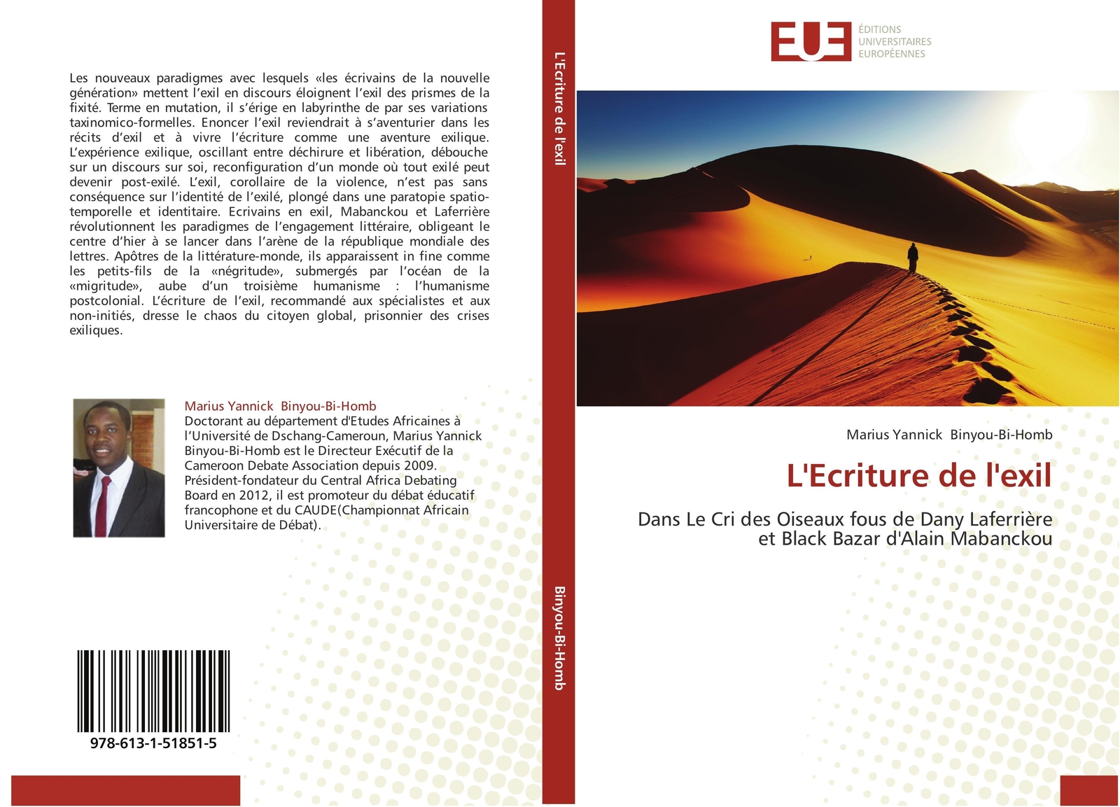 Marius Yannick Binyou-bi-homb | L'ecriture De L'exil | Taschenbuch |