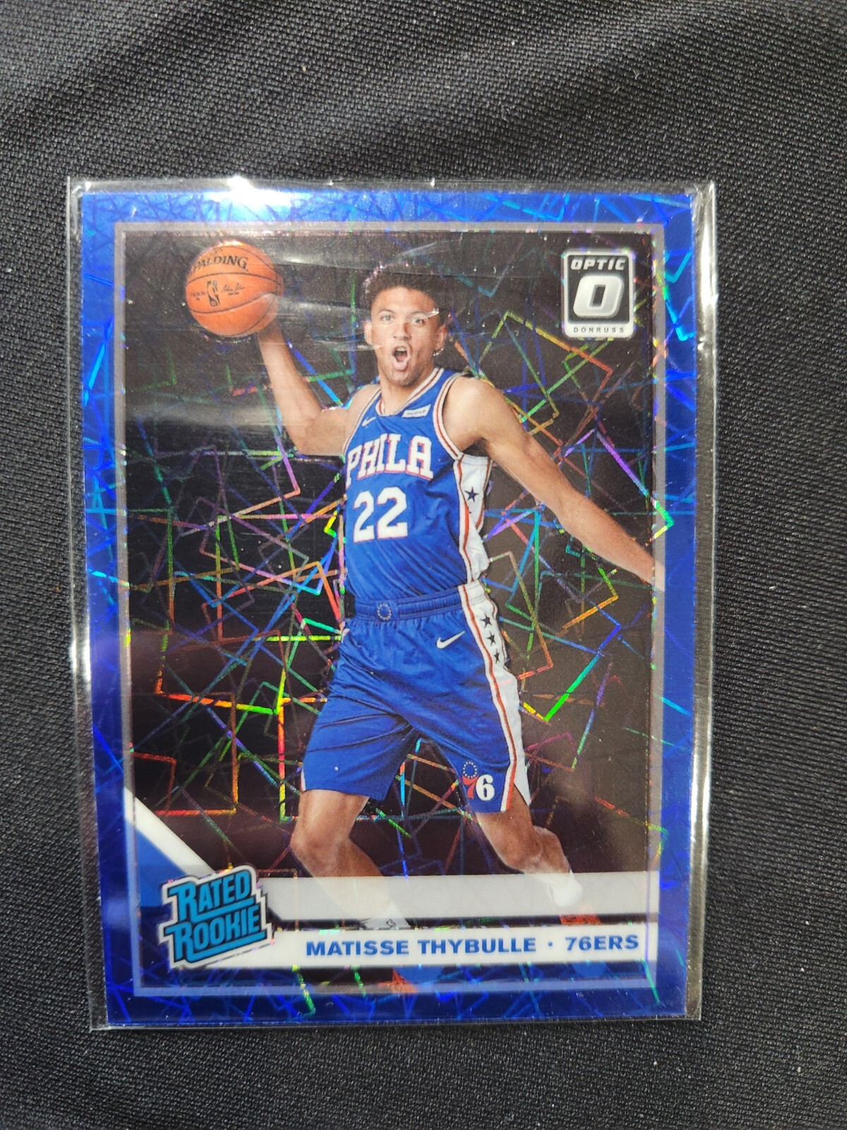2019-20 Panini Donruss Optic Matisse Thybulle RC Blue Velocity Prizm #192