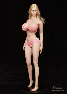 LDDOLL 1/6 28xl Pink Skin Girl Silicone Body Soft Bust Action Figure Fit KT  Head | eBay