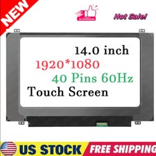 Screen Replacement for Lenovo Thinkpad L480 20LS 14.0" 40pins Touch LCD Display