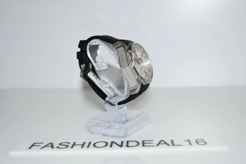 Nuevo Orefici Edición Limitada EJ Viso SS Negro Silicona Cronógrafo ORMEJ2C555 $895  Foto 4 de 4