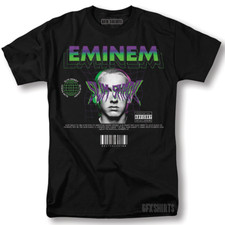 Eminem Slim Shady Rap Concert Poster Vintage Graphic Design T-Shirt