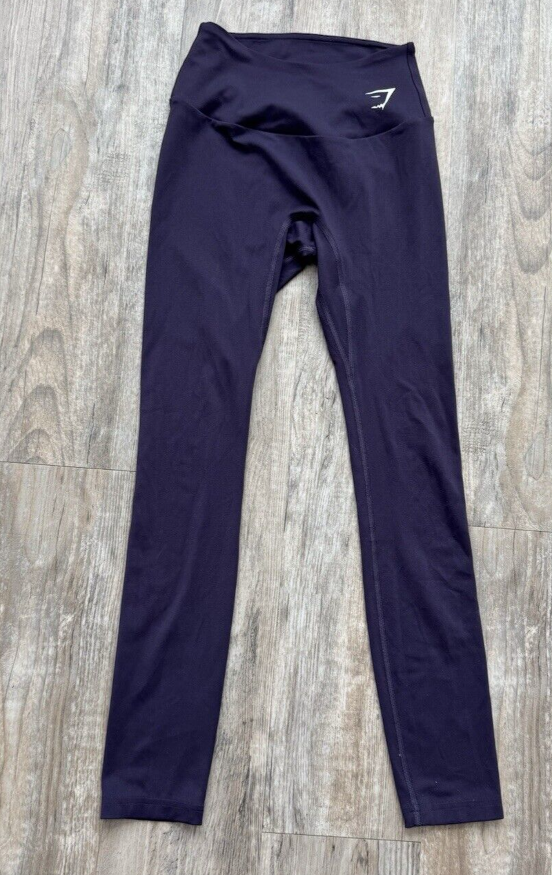 Gymshark Vital Dark Purple XS Leggings EUC Athleisure Wear