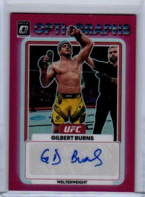 Gilbert Burns Optigraphs Autograph /199 SSP Super Short Print