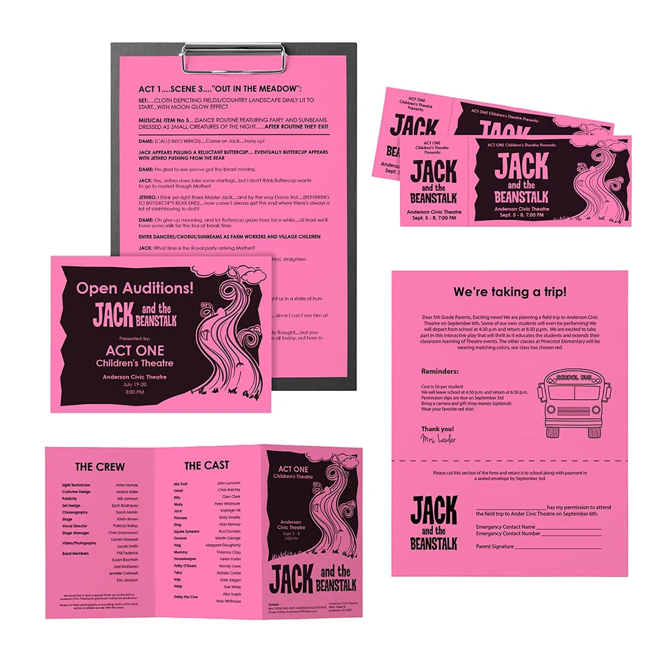 Astrobrights Colored Cardstock, 8.5 x 11, 65lb (176gsm), Pulsar Pink, 250 Sheets - Image 3 of 4
