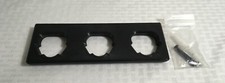 M12 MILWAUKEE BATTERY HOLDER / ORGANIZER / BLACK PLASTIC / HOLDS 3 BATTERIES