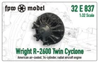 Wright R-2600 Twin Cyclone aircraft engine (Fix)- 1/32 scale resin [32E837]