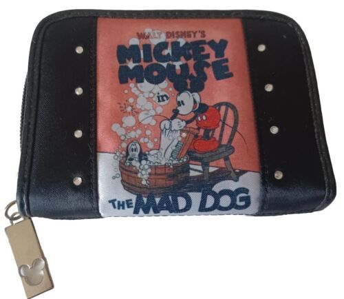 Walter Disney's Mickey Mouse "The Mad Dog" Classic Wallet Vintage