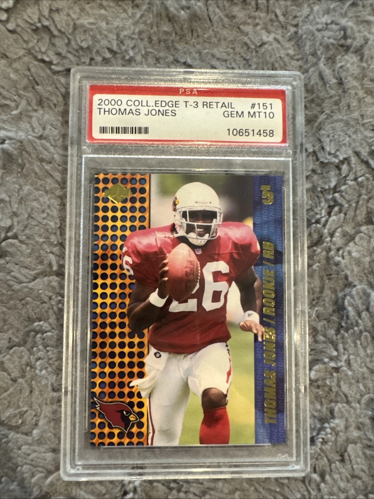 Thomas Jones Collector's Edge T3 Retail #151 Base