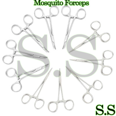 10 Assorted Mosquito Hemostat Forceps - Locking Forceps 3.5" Brand New For Medical Use
