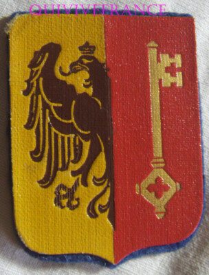 Ecusson garde frontiere / armee suisse Canton Genève