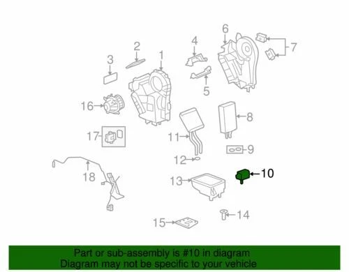 Válvula de expansión aire acondicionado Buick Chevrolet LS 2007-2012 genuina GM 22804123 Foto 2 de 2