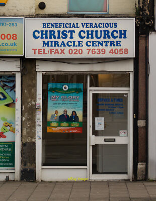 Foto 12x8 Schaufenster Kirche Peckham einer von mehreren schwarzen Mehrheit Chu c2016