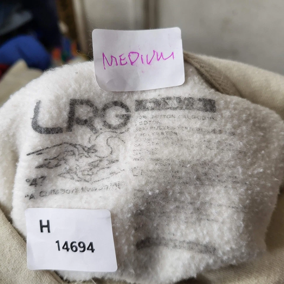 Sudadera LRG x Wonderbrett Mujer Mediana Colores Crema De La Temporada Vellón LEER Foto 2 de 4