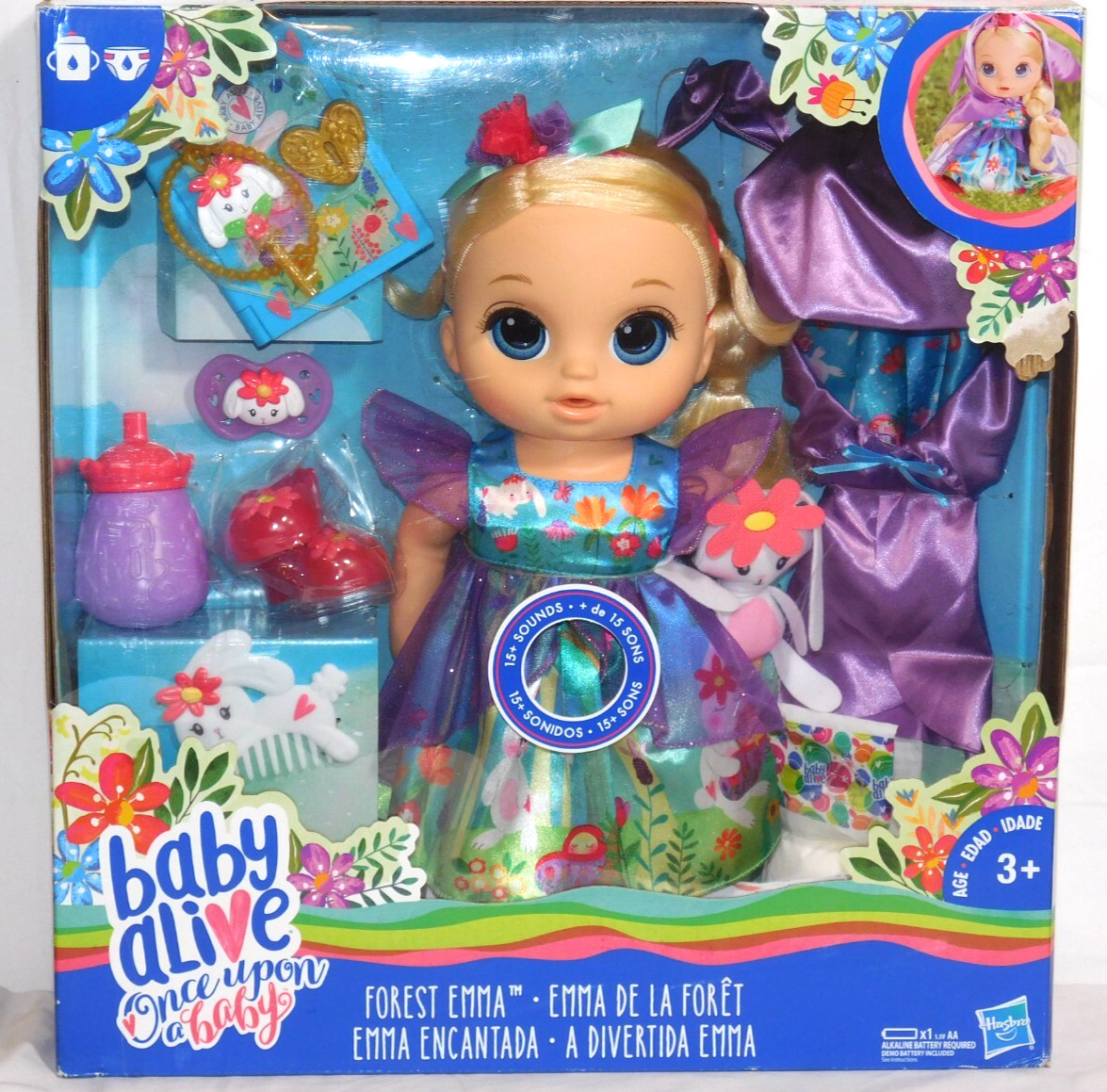 Hasbro Forest Emma Garden Dress Accessories Baby Alive New