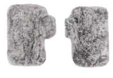 Women’s Surell Rex Rabbit Fur TEXTING GLOVES  OS Chinchilla Soft/Warm New
