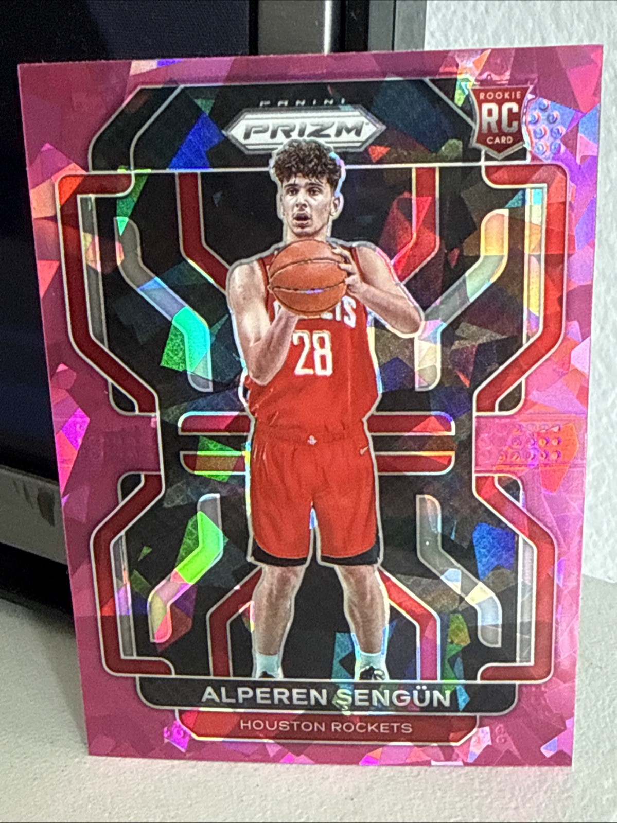 2021-22 Panini Prizm Alperen Sengun #318 Pink Ice Prizm (RC) Houston Rockets SP